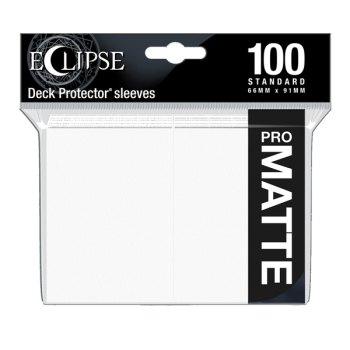 Eclipse-100-Pro-Matte-Sleeves-Arctic-White